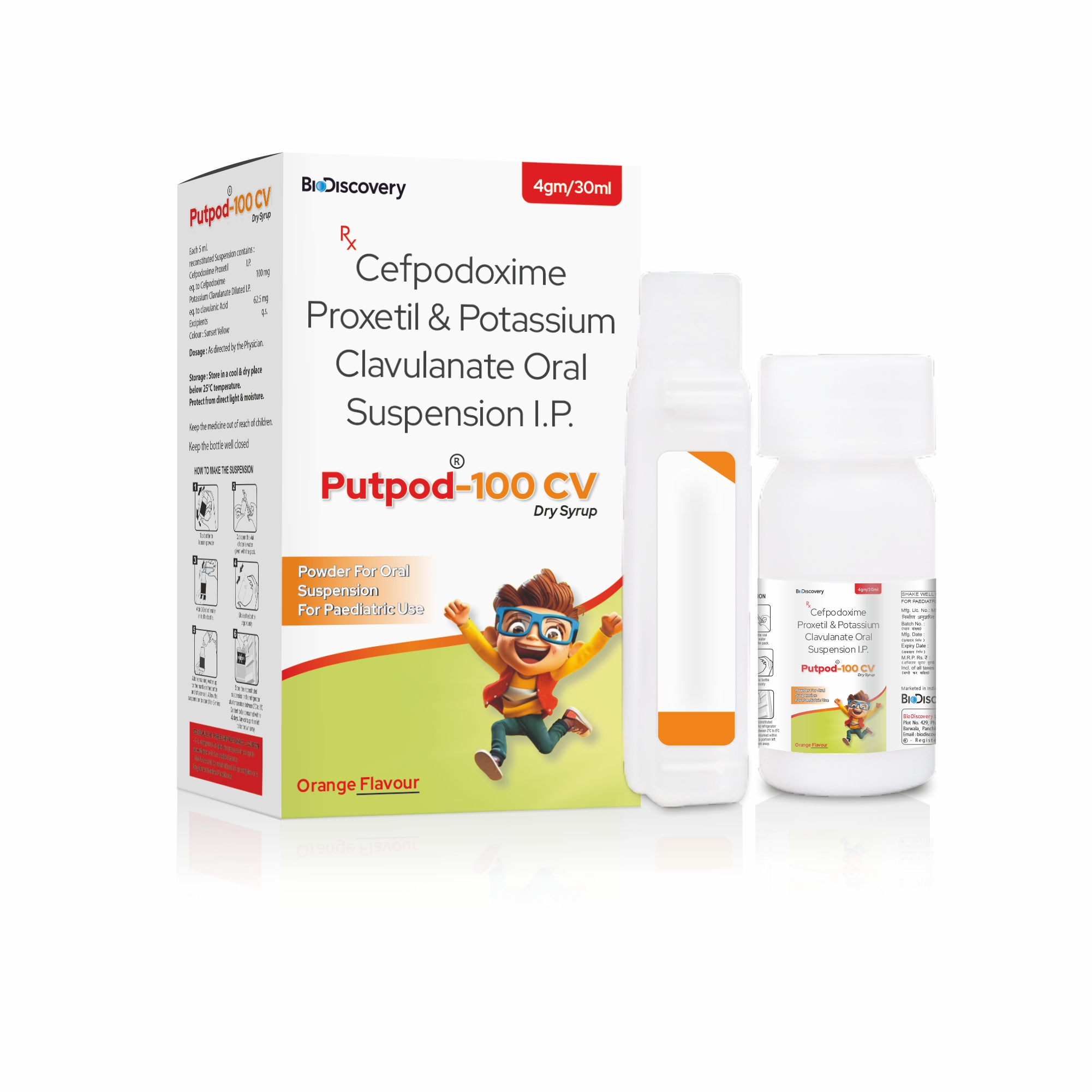 PUTPOD-100 CV Dry Syrups